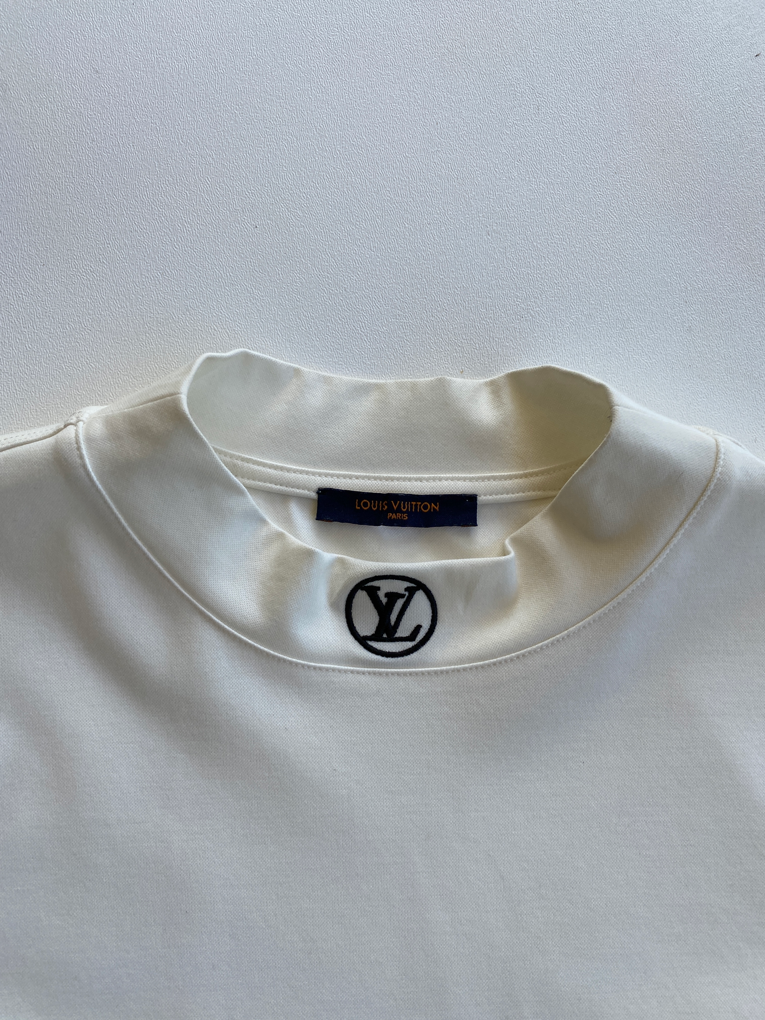 Louis Vuitton collar logo longsleeve